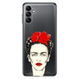 Senada Samsung Galaxy A04S İle Uyumlu Kılıf Silikon Desenli Resimli Kapak Xfridax