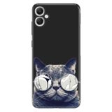 Senada Samsung Galaxy A05 İle Uyumlu Kılıf Silikon Desenli Resimli Kapak Cix Kedi