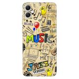 Senada Samsung Galaxy A07 İle Uyumlu Kılıf 6.7 İnc Dekoratif Silikon Baskılı Kapak 80'S Music