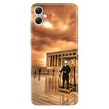 Senada Samsung Galaxy A07 İle Uyumlu Kılıf 6.7 İnc Dekoratif Silikon Baskılı Kapak Anıtkabir