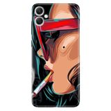 Senada Samsung Galaxy A07 İle Uyumlu Kılıf 6.7 İnc Dekoratif Silikon Baskılı Kapak Cool Girl
