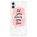 Senada Samsung Galaxy A07 İle Uyumlu Kılıf 6.7 İnc Dekoratif Silikon Baskılı Kapak Let Dream Love