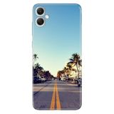 Senada Samsung Galaxy A07 İle Uyumlu Kılıf 6.7 İnc Dekoratif Silikon Baskılı Kapak Miami Sunset