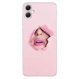Senada Samsung Galaxy A07 İle Uyumlu Kılıf 6.7 İnc Dekoratif Silikon Baskılı Kapak Saklı Aşk