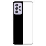 Senada Samsung Galaxy A13 İle Uyumlu Kılıf 0.4Mm Lazer Kesim Silikon Kapak Siyah Beyaz Feda