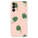 Senada Samsung Galaxy A14 İle Uyumlu Kılıf Silikon Desenli Resimli Kapak Cactus