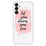 Senada Samsung Galaxy A14 İle Uyumlu Kılıf Silikon Desenli Resimli Kapak Let Dream Love
