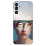 Senada Samsung Galaxy A14 İle Uyumlu Kılıf Silikon Desenli Resimli Kapak Sanatsal