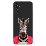 Senada Samsung Galaxy A14 İle Uyumlu Kılıf Silikon Desenli Resimli Kapak Şirin Zebra