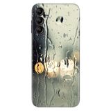 Senada Samsung Galaxy A14 İle Uyumlu Kılıf Silikon Desenli Resimli Kapak Yağmurlu Bir Akşam