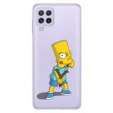 Senada Samsung Galaxy A22 / M22 / M32 ile Uyumlu Kılıf Resimli Desenli Silikon CRDSimpsonKarakters250