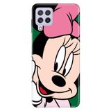 Senada Samsung Galaxy A22 / M22 / M32 ile Uyumlu Kılıf Resimli Desenli Silikon Minnie Smile