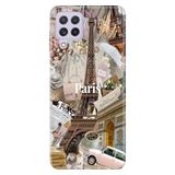 Senada Samsung Galaxy A22 / M22 / M32 ile Uyumlu Kılıf Resimli Desenli Silikon Paris
