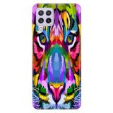 Senada Samsung Galaxy A22 / M22 / M32 ile Uyumlu Kılıf Resimli Desenli Silikon Retro Aslan