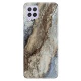 Senada Samsung Galaxy A22 / M22 / M32 ile Uyumlu Kılıf Resimli Desenli Silikon Safari Mermer