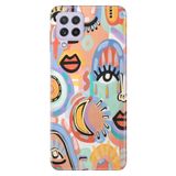 Senada Samsung Galaxy A22 / M22 / M32 ile Uyumlu Kılıf Resimli Desenli Silikon Siluet