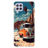 Senada Samsung Galaxy A22 / M22 / M32 ile Uyumlu Kılıf Resimli Desenli Silikon Tatil Zamanı