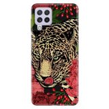 Senada Samsung Galaxy A22 / M22 / M32 ile Uyumlu Kılıf Resimli Desenli Silikon Tiger Design