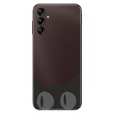 Senada Samsung Galaxy A24 İle Uyumlu Kılıf Silikon Desenli Resimli Uv Kapak Şaşkın Kedi