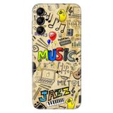 Senada Samsung Galaxy A25 İle Uyumlu Kılıf Silikon Desenli Resimli 80'S Music