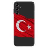 Senada Samsung Galaxy A25 İle Uyumlu Kılıf Silikon Desenli Resimli Kapak Al Bayrak
