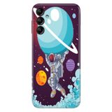 Senada Samsung Galaxy A25 İle Uyumlu Kılıf Silikon Desenli Resimli Kapak Astronot