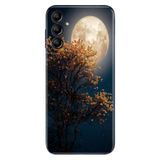 Senada Samsung Galaxy A25 İle Uyumlu Kılıf Silikon Desenli Resimli Kapak Dolunay