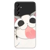 Senada Samsung Galaxy A25 İle Uyumlu Kılıf Silikon Desenli Resimli Kapak Fat Cat