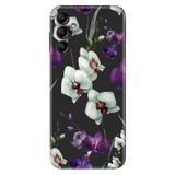 Senada Samsung Galaxy A25 İle Uyumlu Kılıf Silikon Desenli Resimli Kapak Orkide Çiçek