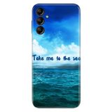 Senada Samsung Galaxy A25 İle Uyumlu Kılıf Silikon Desenli Resimli Kapak Take Me