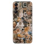 Senada Samsung Galaxy A25 İle Uyumlu Kılıf Silikon Desenli Resimli Kapak Vangogh6604