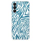 Senada Samsung Galaxy A25 İle Uyumlu Kılıf Silikon Desenli Resimli Parıldayan Zebra