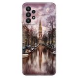 Senada Samsung Galaxy A33 İle Uyumlu Kılıf 0.4Mm Lazer Kesim Silikon Kapak Amsterdam