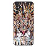 Senada Samsung Galaxy A33 İle Uyumlu Kılıf 0.4Mm Lazer Kesim Silikon Kapak Aslan Mandala