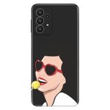 Senada Samsung Galaxy A33 İle Uyumlu Kılıf 0.4Mm Lazer Kesim Silikon Kapak Bayan Loli