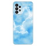 Senada Samsung Galaxy A33 İle Uyumlu Kılıf 0.4Mm Lazer Kesim Silikon Kapak Bulut