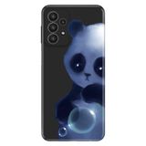Senada Samsung Galaxy A33 İle Uyumlu Kılıf 0.4Mm Lazer Kesim Silikon Kapak Cartoon Panda