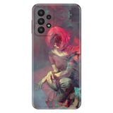 Senada Samsung Galaxy A33 İle Uyumlu Kılıf 0.4Mm Lazer Kesim Silikon Kapak Gizemli Kız
