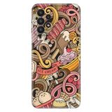 Senada Samsung Galaxy A33 İle Uyumlu Kılıf 0.4Mm Lazer Kesim Silikon Kapak Grafitti Rock