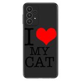 Senada Samsung Galaxy A33 İle Uyumlu Kılıf 0.4Mm Lazer Kesim Silikon Kapak Ilovecat