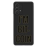 Senada Samsung Galaxy A33 İle Uyumlu Kılıf 0.4Mm Lazer Kesim Silikon Kapak I'M Bitcoin