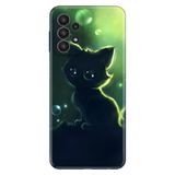 Senada Samsung Galaxy A33 İle Uyumlu Kılıf 0.4Mm Lazer Kesim Silikon Kapak Küçük Kedi