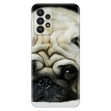 Senada Samsung Galaxy A33 İle Uyumlu Kılıf 0.4Mm Lazer Kesim Silikon Kapak Miskin Pug
