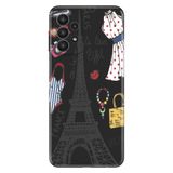Senada Samsung Galaxy A33 İle Uyumlu Kılıf 0.4Mm Lazer Kesim Silikon Kapak Moda Paris