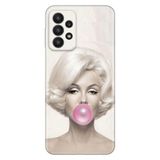 Senada Samsung Galaxy A33 İle Uyumlu Kılıf 0.4Mm Lazer Kesim Silikon Kapak Trend Marliyn