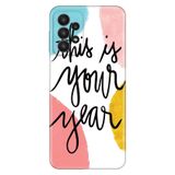 Senada Samsung Galaxy A33 İle Uyumlu Kılıf 0.4Mm Lazer Kesim Silikon Kapak Your Year