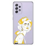 Senada Samsung Galaxy A33 Uyumlu 5G İle Uyumlu Kılıf Tioserisi Silikon Kapak Face Art