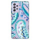 Senada Samsung Galaxy A33 Uyumlu 5G İle Uyumlu Kılıf Tioserisi Silikon Kapak Geo Yapraklar