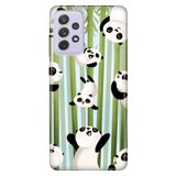 Senada Samsung Galaxy A33 Uyumlu 5G İle Uyumlu Kılıf Tioserisi Silikon Kapak Panda Game