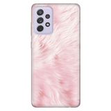 Senada Samsung Galaxy A33 Uyumlu 5G İle Uyumlu Kılıf Tioserisi Silikon Kapak Pembe Tüy